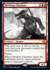 Obsidian Charmaw (Sketch) [Modern Horizons 2] | The Clever Kobold