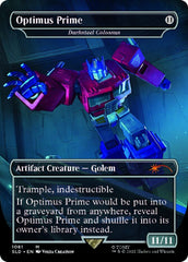 Darksteel Colossus - Optimus Prime (Borderless) [Secret Lair Drop Series] | The Clever Kobold