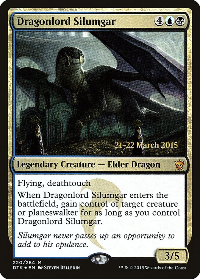 Dragonlord Silumgar [Dragons of Tarkir Prerelease Promos] | The Clever Kobold