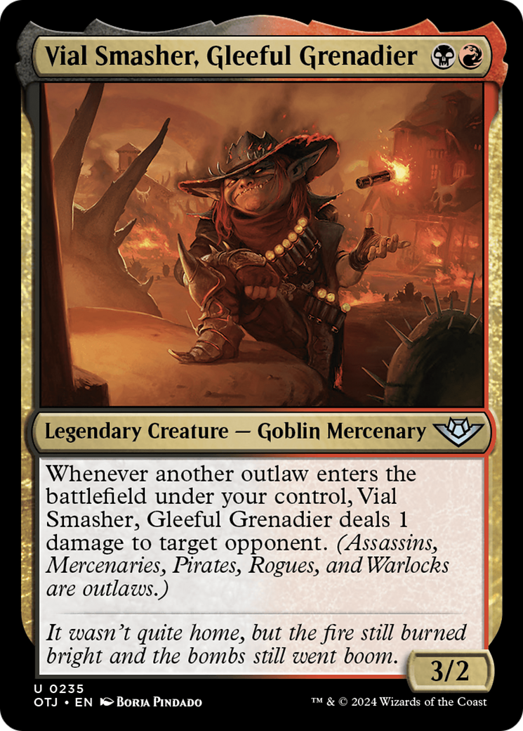 Vial Smasher, Gleeful Grenadier [Outlaws of Thunder Junction] | The Clever Kobold