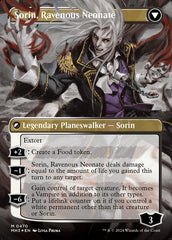 Sorin of House Markov // Sorin, Ravenous Neonate (Borderless) (Textured Foil) [Modern Horizons 3] | The Clever Kobold