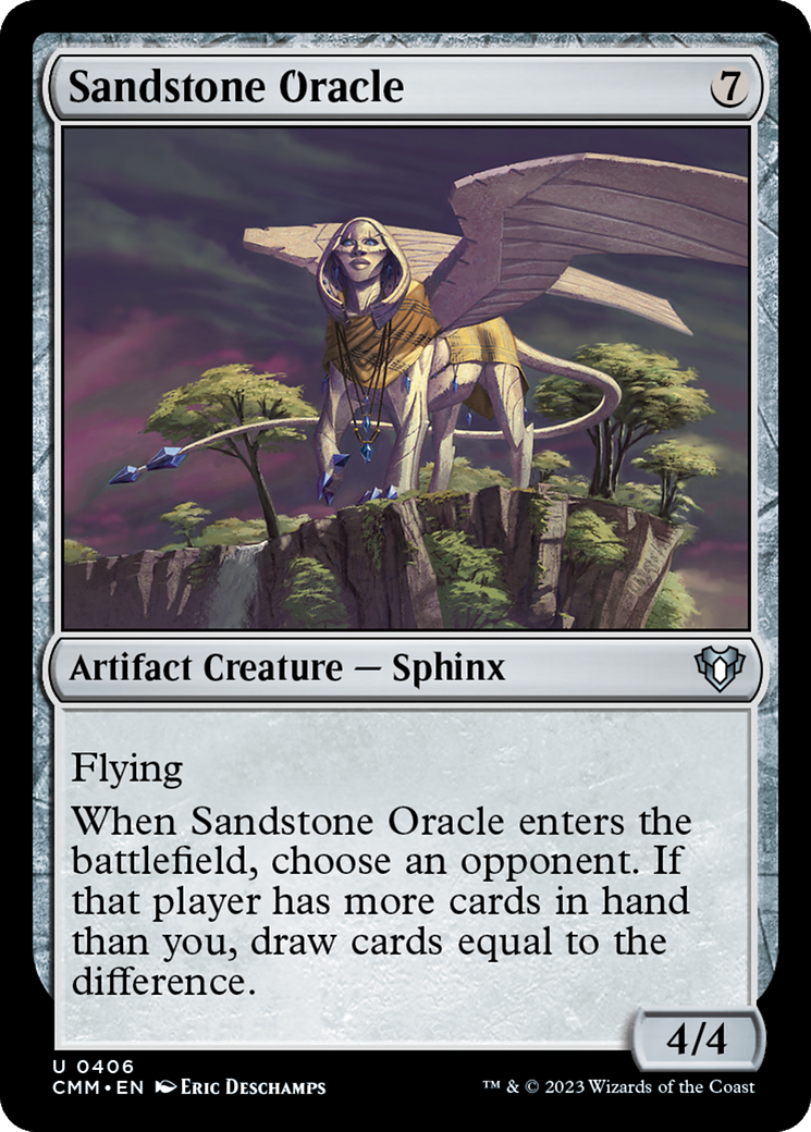 Sandstone Oracle [Commander Masters] | The Clever Kobold