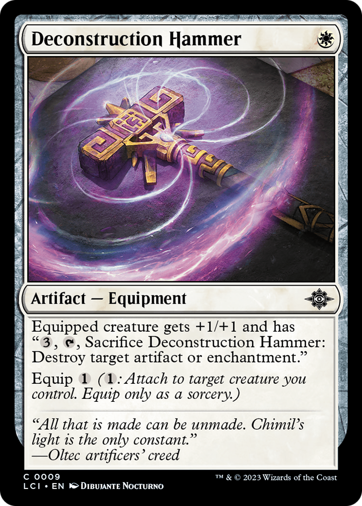 Deconstruction Hammer [The Lost Caverns of Ixalan] | The Clever Kobold