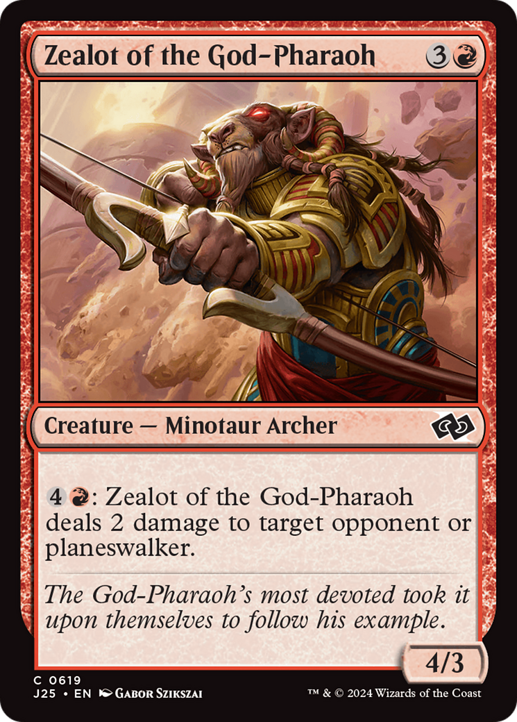 Zealot of the God-Pharaoh [Foundations Jumpstart] | The Clever Kobold