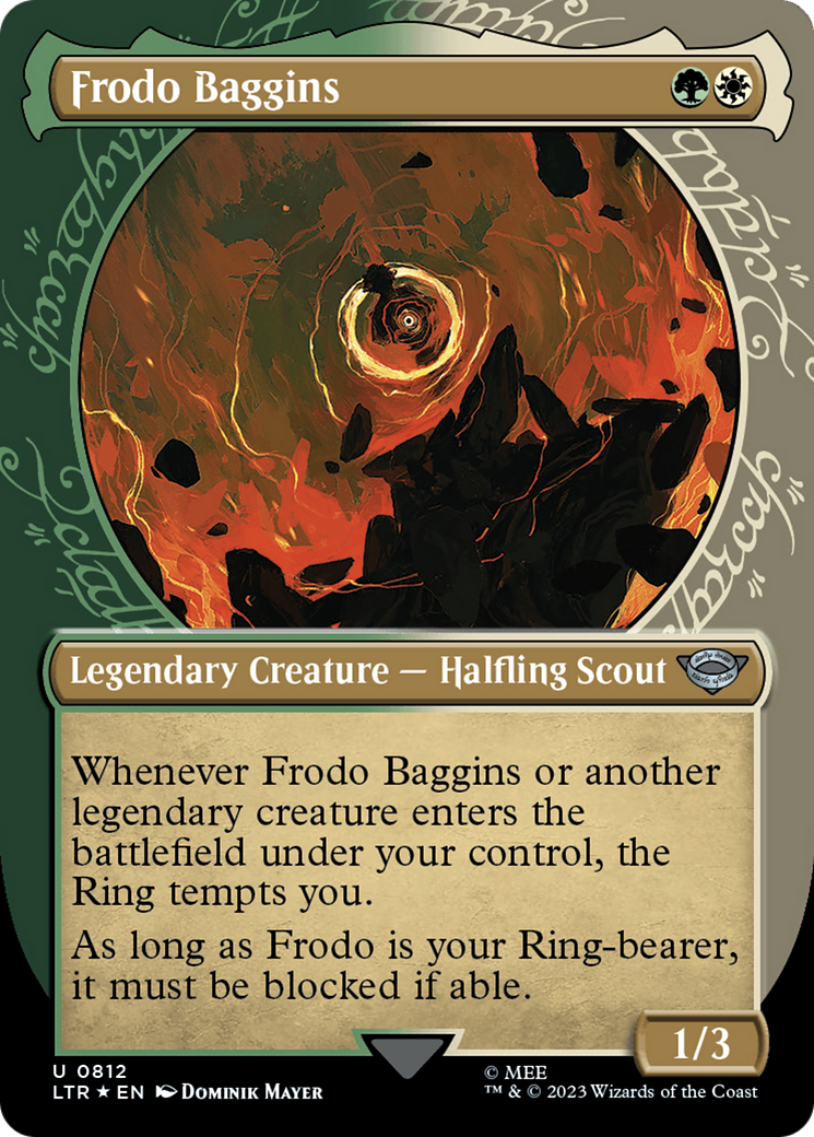 Frodo Baggins (Showcase) (Surge Foil) [The Lord of the Rings: Tales of Middle-Earth] | The Clever Kobold