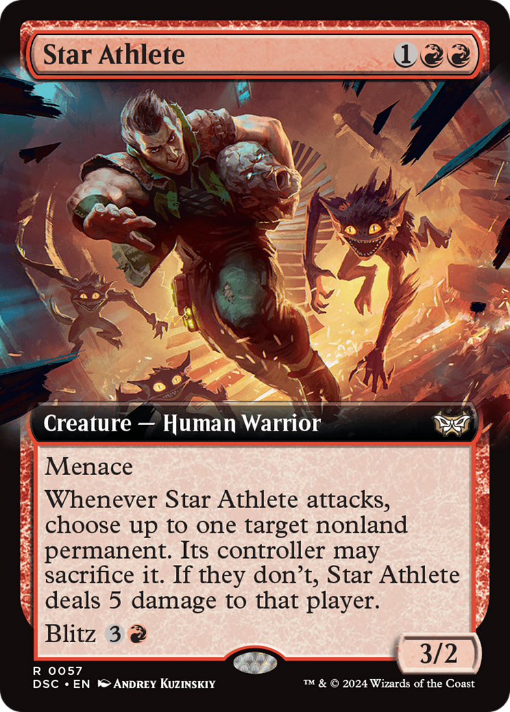 Star Athlete (Extended Art) [Duskmourn: House of Horror Commander] | The Clever Kobold