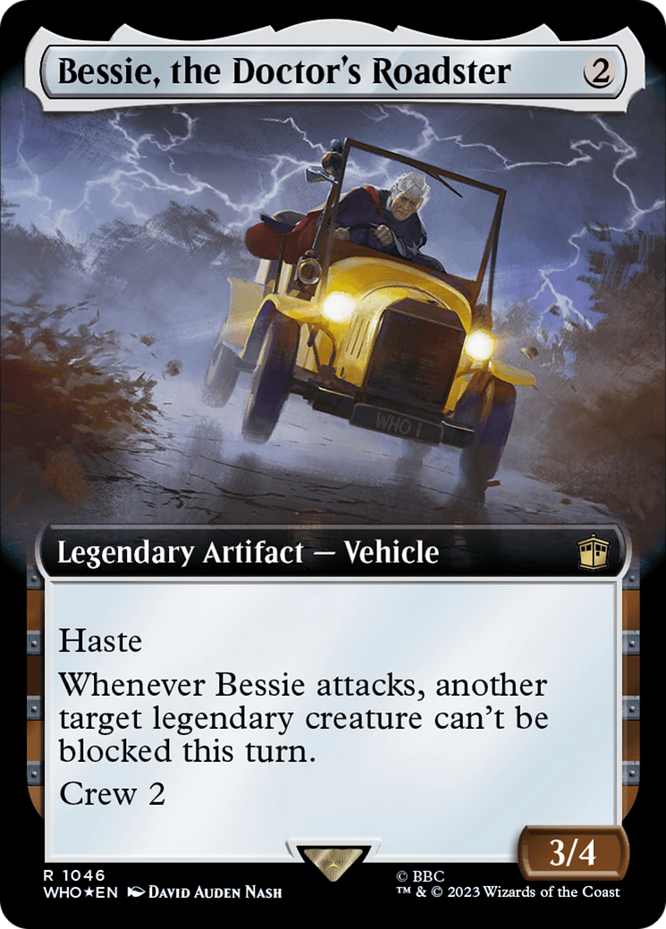 Bessie, the Doctor's Roadster (Extended Art) (Surge Foil) [Doctor Who] | The Clever Kobold