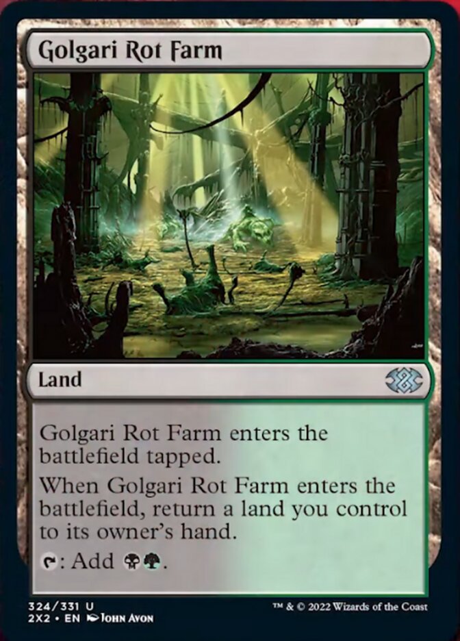 Golgari Rot Farm [Double Masters 2022] | The Clever Kobold