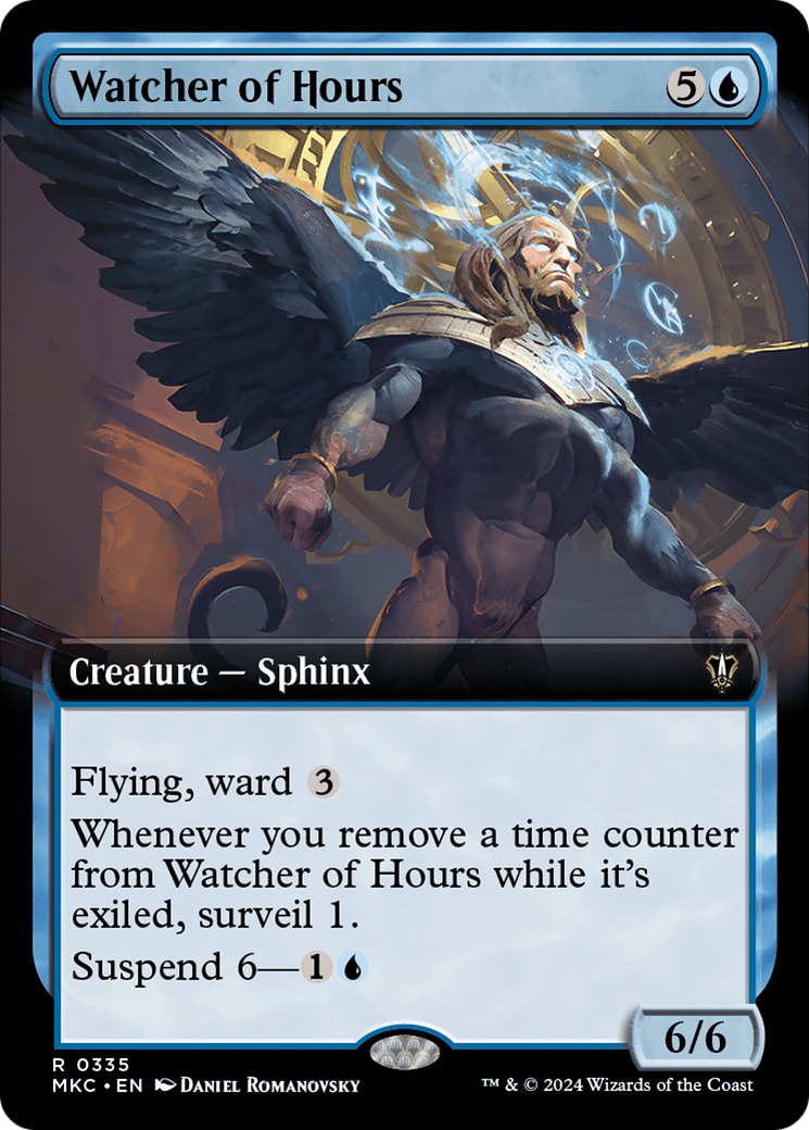 Watcher of Hours (Extended Art) [Murders at Karlov Manor Commander] | The Clever Kobold