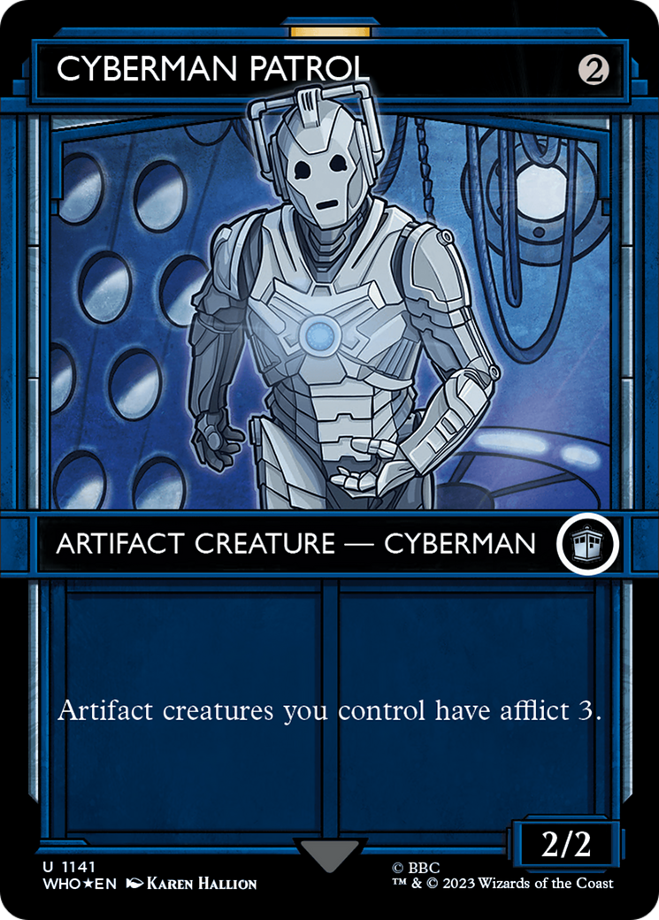 Cyberman Patrol (Showcase) (Surge Foil) [Doctor Who] | The Clever Kobold