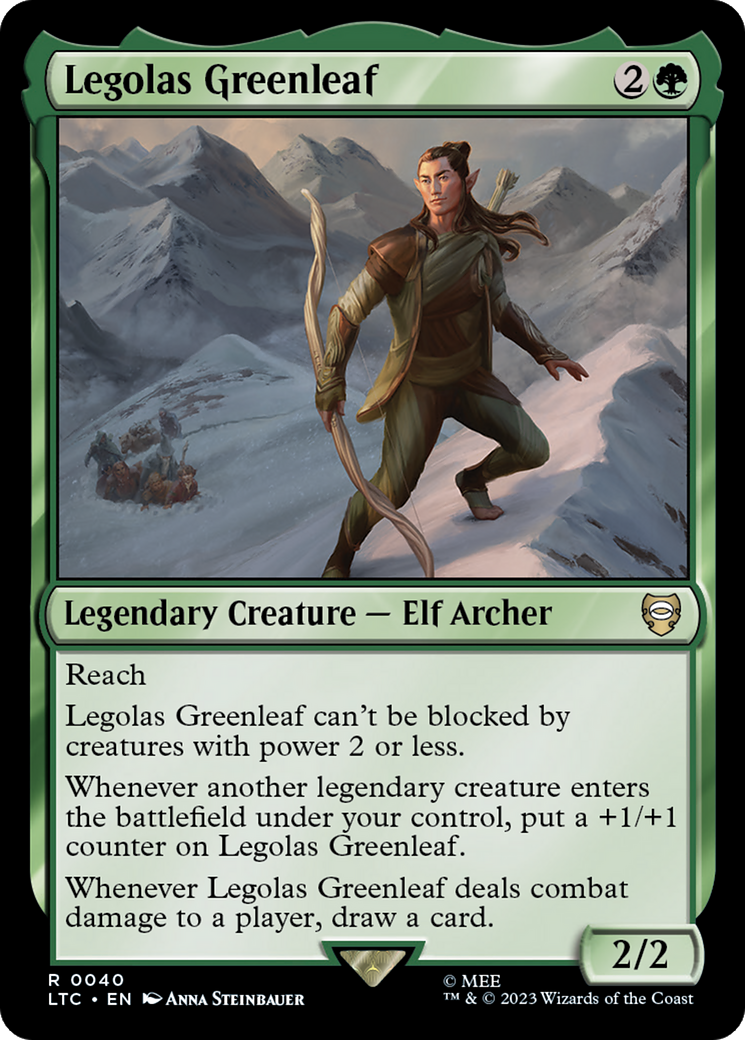 Legolas Greenleaf [The Lord of the Rings: Tales of Middle-Earth Commander] | The Clever Kobold