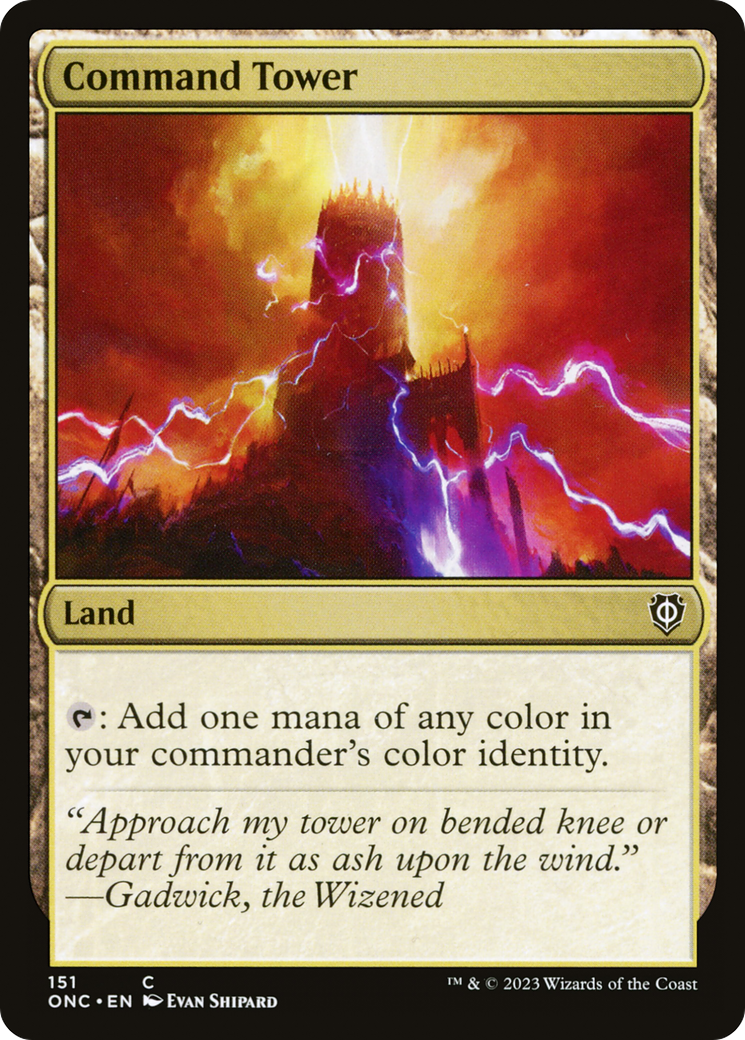 Command Tower [Phyrexia: All Will Be One Commander] | The Clever Kobold