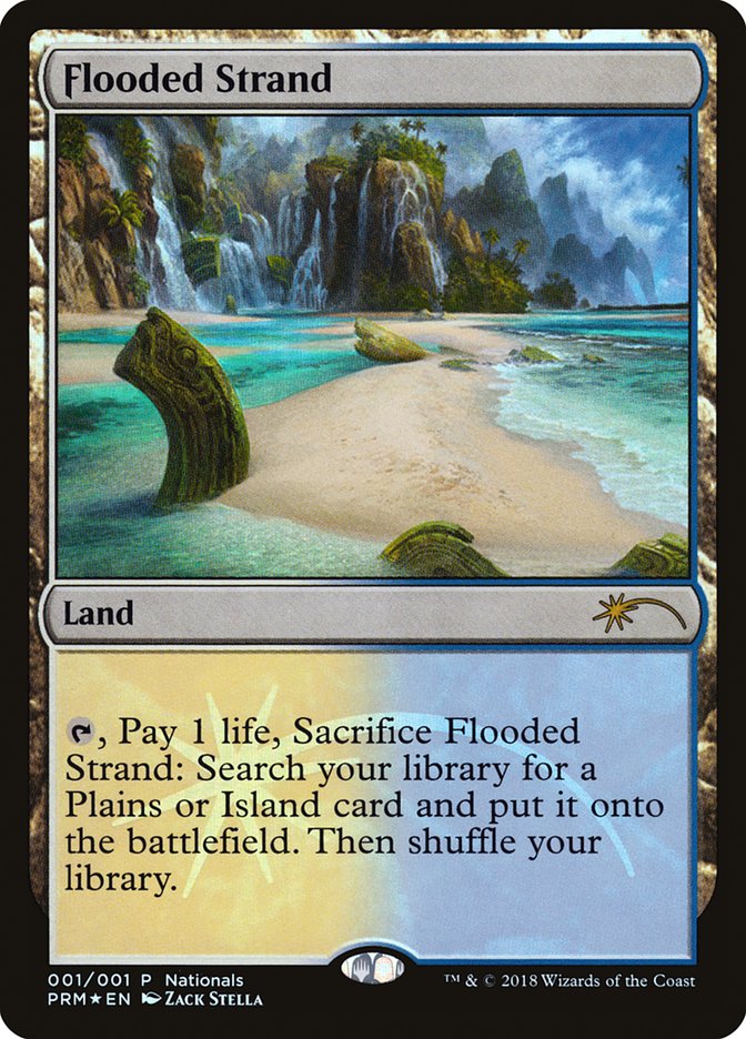 Flooded Strand (Nationals) [Nationals Promos] | The Clever Kobold