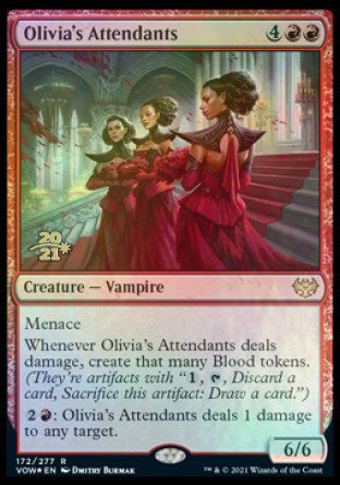 Olivia's Attendants [Innistrad: Crimson Vow Prerelease Promos] | The Clever Kobold