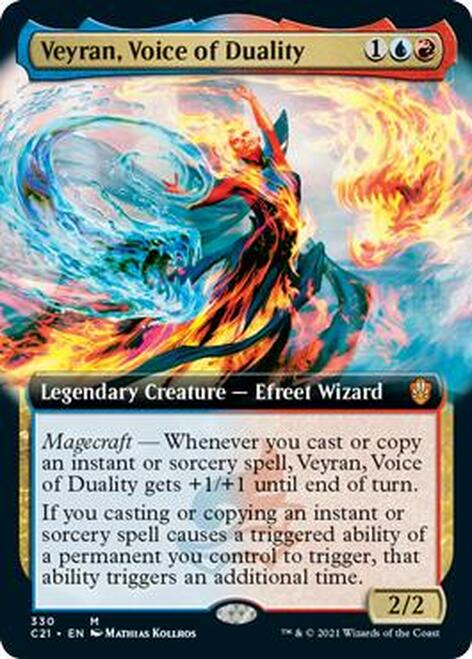 Veyran, Voice of Duality (Extended Art) [Commander 2021] | The Clever Kobold