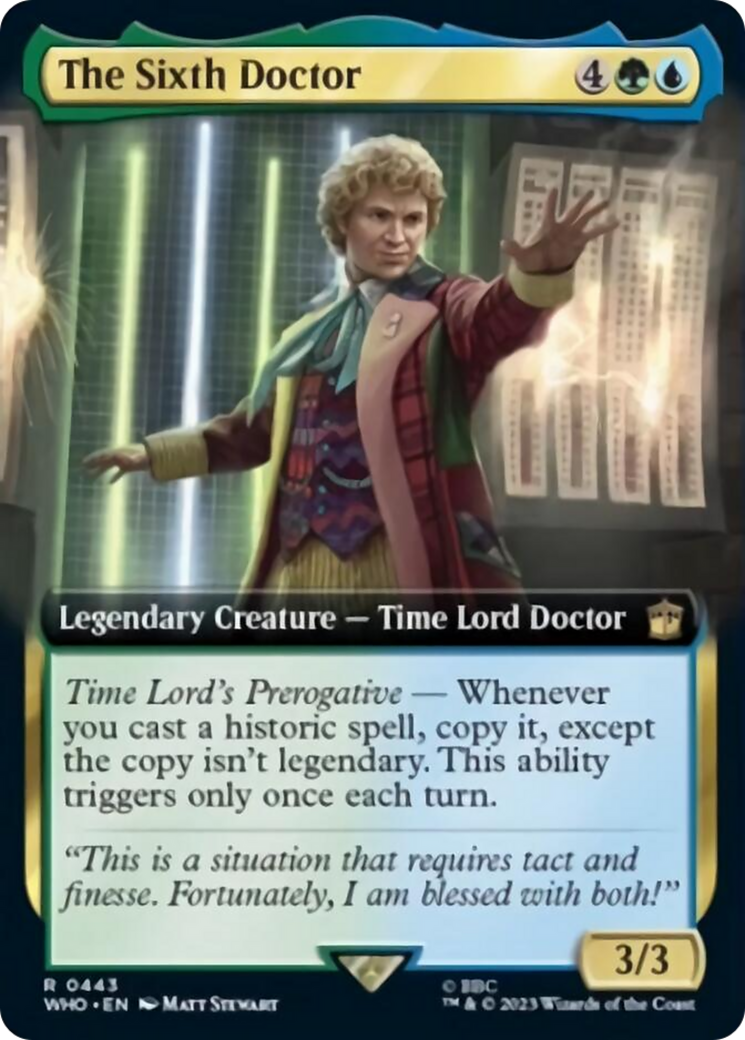 The Sixth Doctor (Extended Art) [Doctor Who] | The Clever Kobold