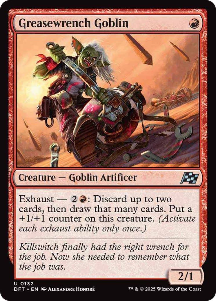 Greasewrench Goblin [Aetherdrift] | The Clever Kobold