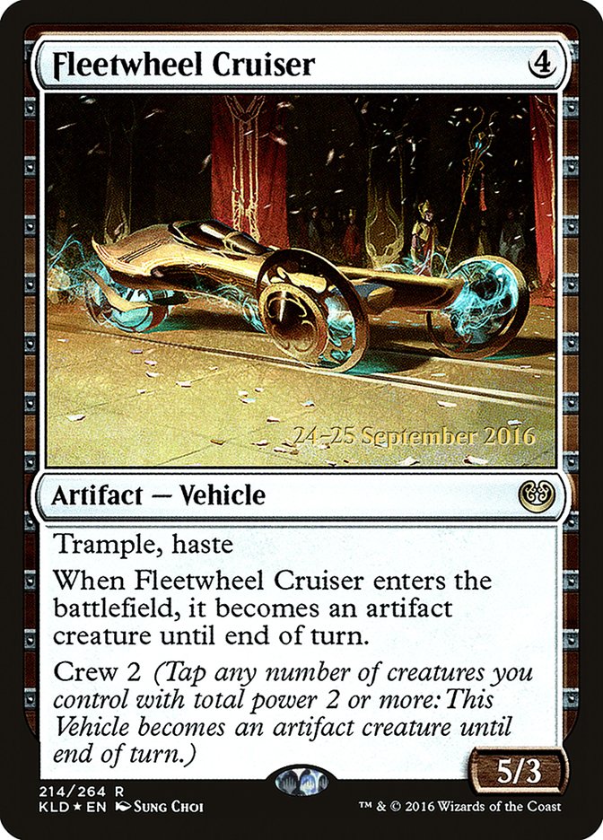 Fleetwheel Cruiser [Kaladesh Prerelease Promos] | The Clever Kobold