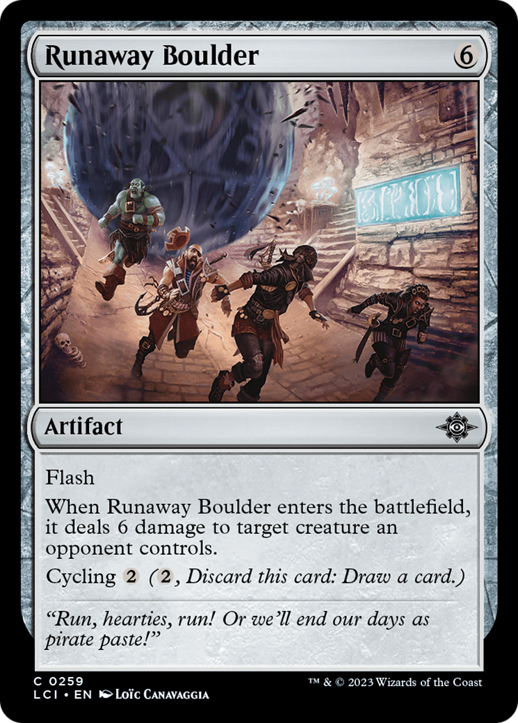 Runaway Boulder [The Lost Caverns of Ixalan] | The Clever Kobold