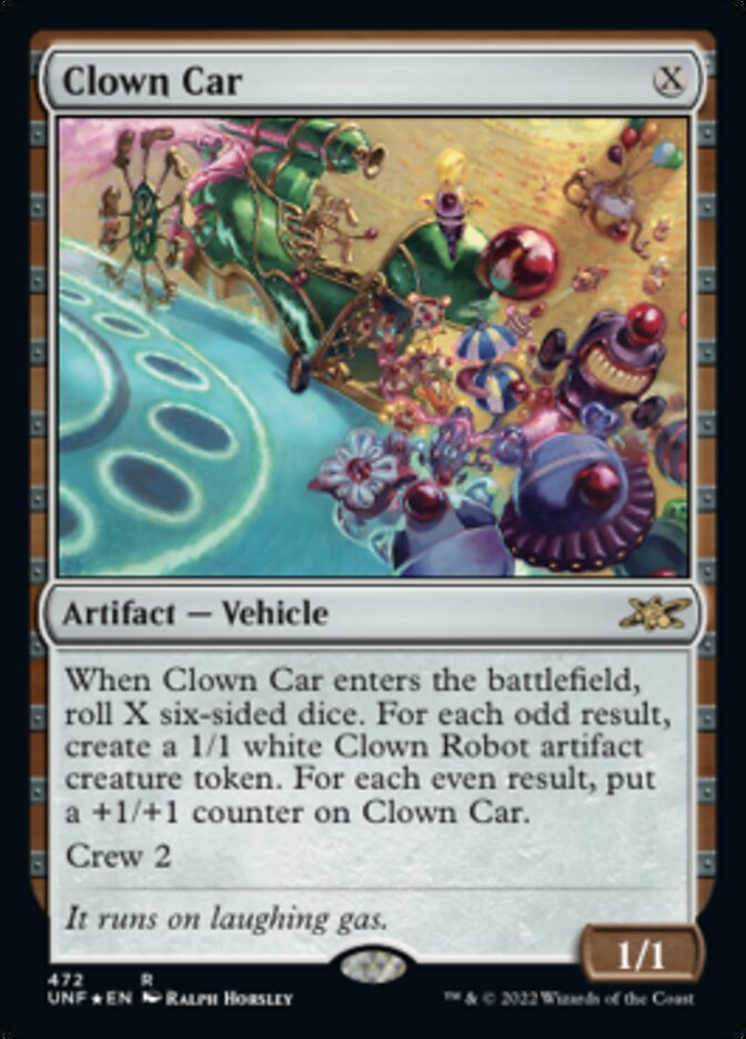 Clown Car (Galaxy Foil) [Unfinity] | The Clever Kobold