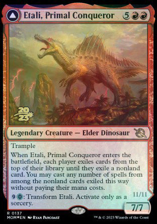 Etali, Primal Conqueror // Etali, Primal Sickness [March of the Machine Prerelease Promos] | The Clever Kobold