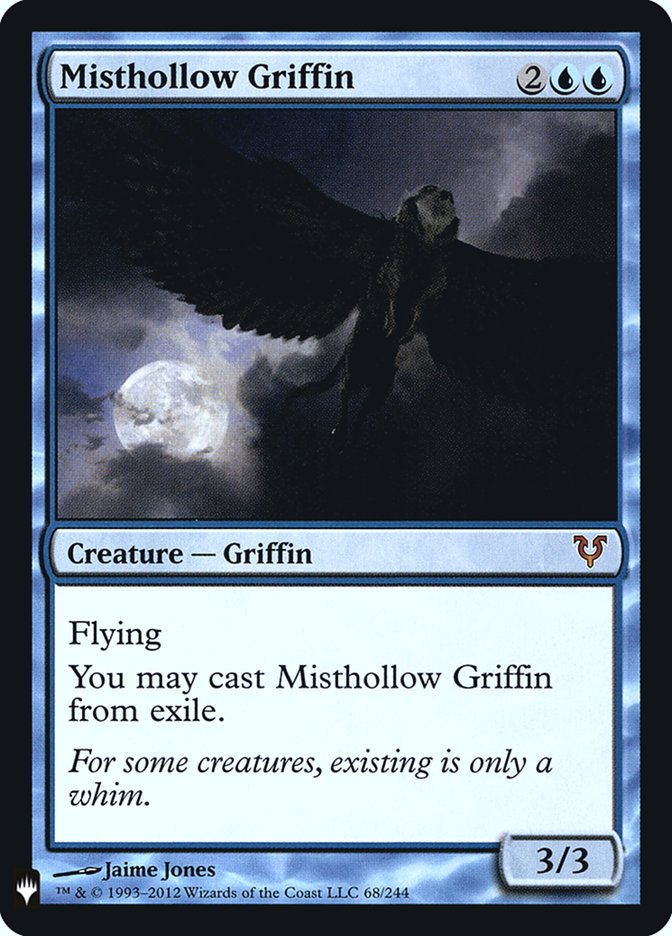 Misthollow Griffin [Mystery Booster] | The Clever Kobold