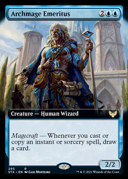 Archmage Emeritus (Extended Art) [Strixhaven: School of Mages] | The Clever Kobold