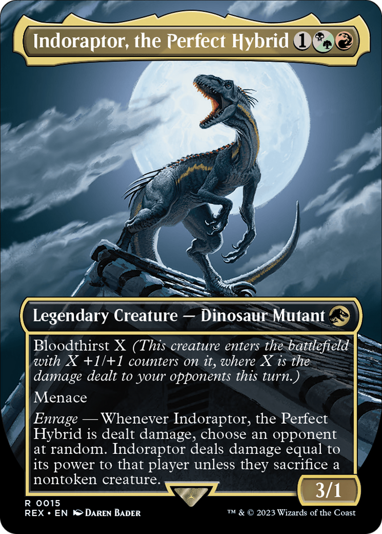 Indoraptor, the Perfect Hybrid (Borderless) [Jurassic World Collection] | The Clever Kobold