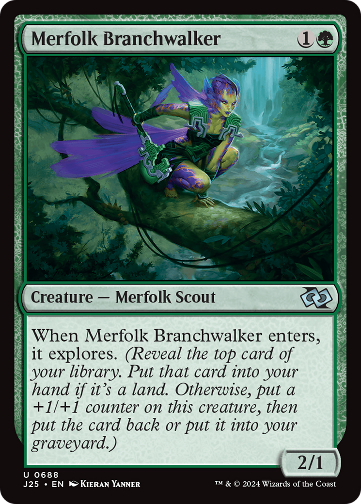 Merfolk Branchwalker [Foundations Jumpstart] | The Clever Kobold