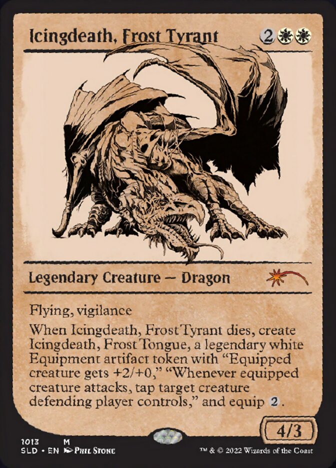 Icingdeath, Frost Tyrant (Showcase) [Secret Lair Drop Series] | The Clever Kobold