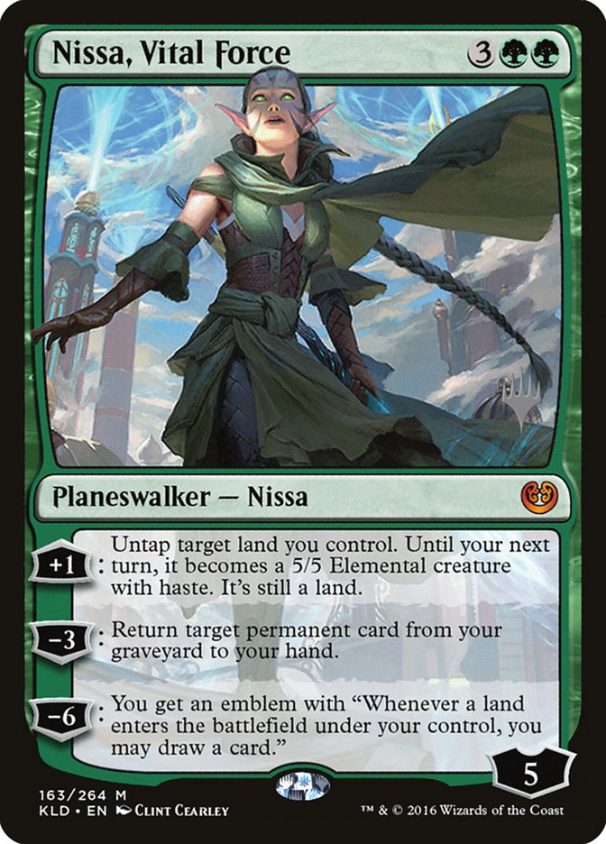 Nissa, Vital Force (Promo Pack) [Kaladesh Promos] | The Clever Kobold