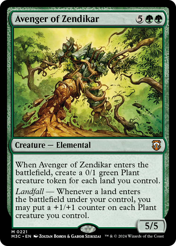 Avenger of Zendikar (Ripple Foil) [Modern Horizons 3 Commander] | The Clever Kobold