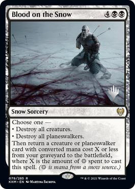 Blood on the Snow (Promo Pack) [Kaldheim Promos] | The Clever Kobold