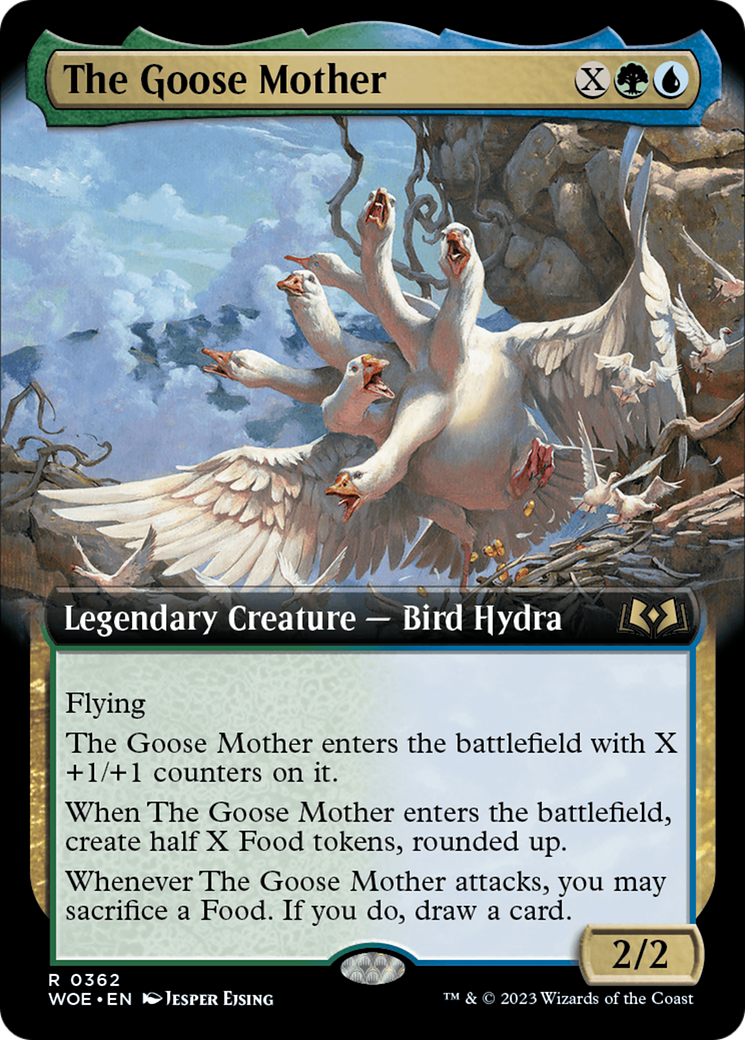 The Goose Mother (Extended Art) [Wilds of Eldraine] | The Clever Kobold