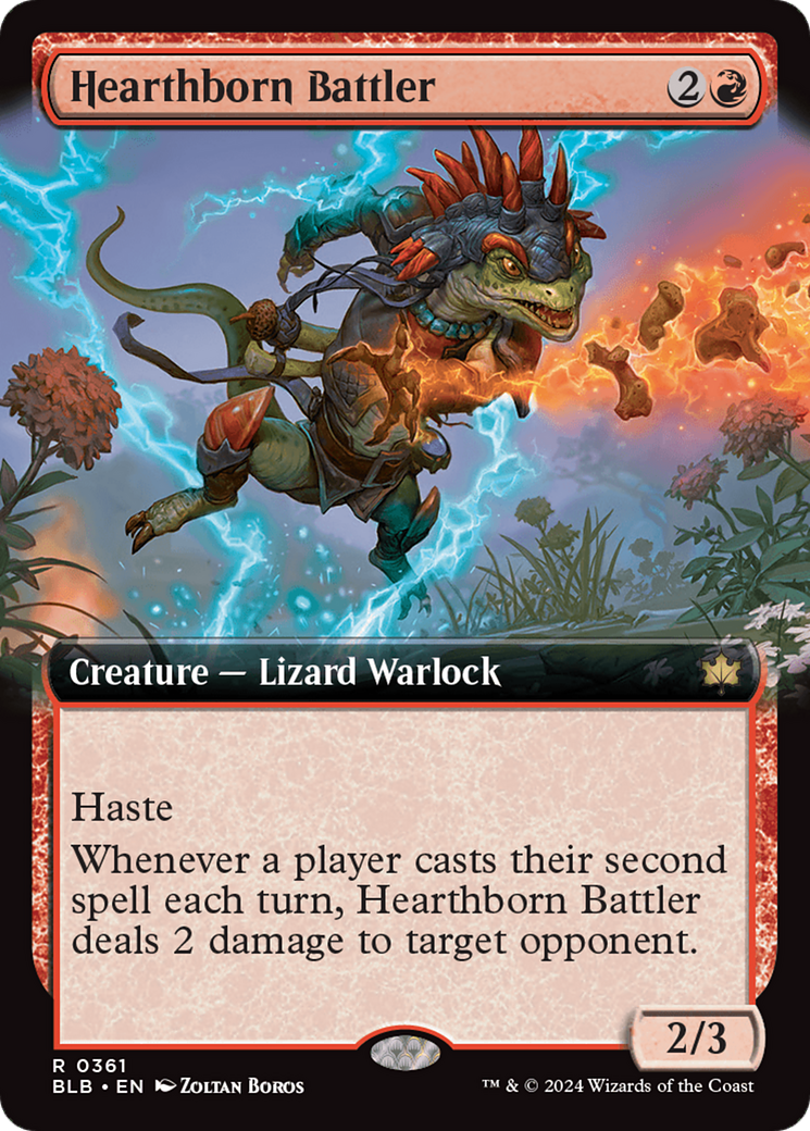 Hearthborn Battler (Extended Art) [Bloomburrow] | The Clever Kobold