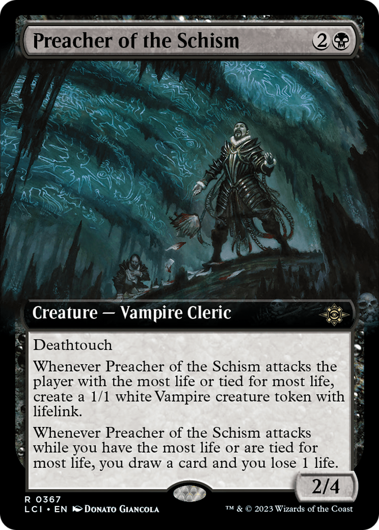 Preacher of the Schism (Extended Art) [The Lost Caverns of Ixalan] | The Clever Kobold