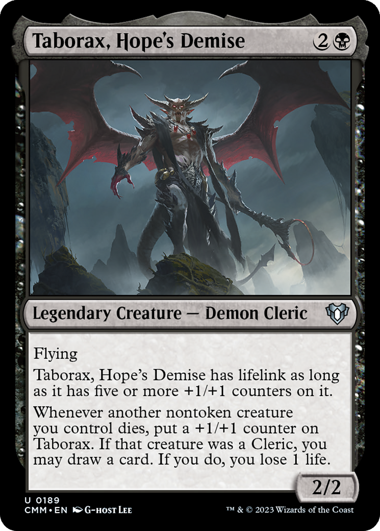 Taborax, Hope's Demise [Commander Masters] | The Clever Kobold