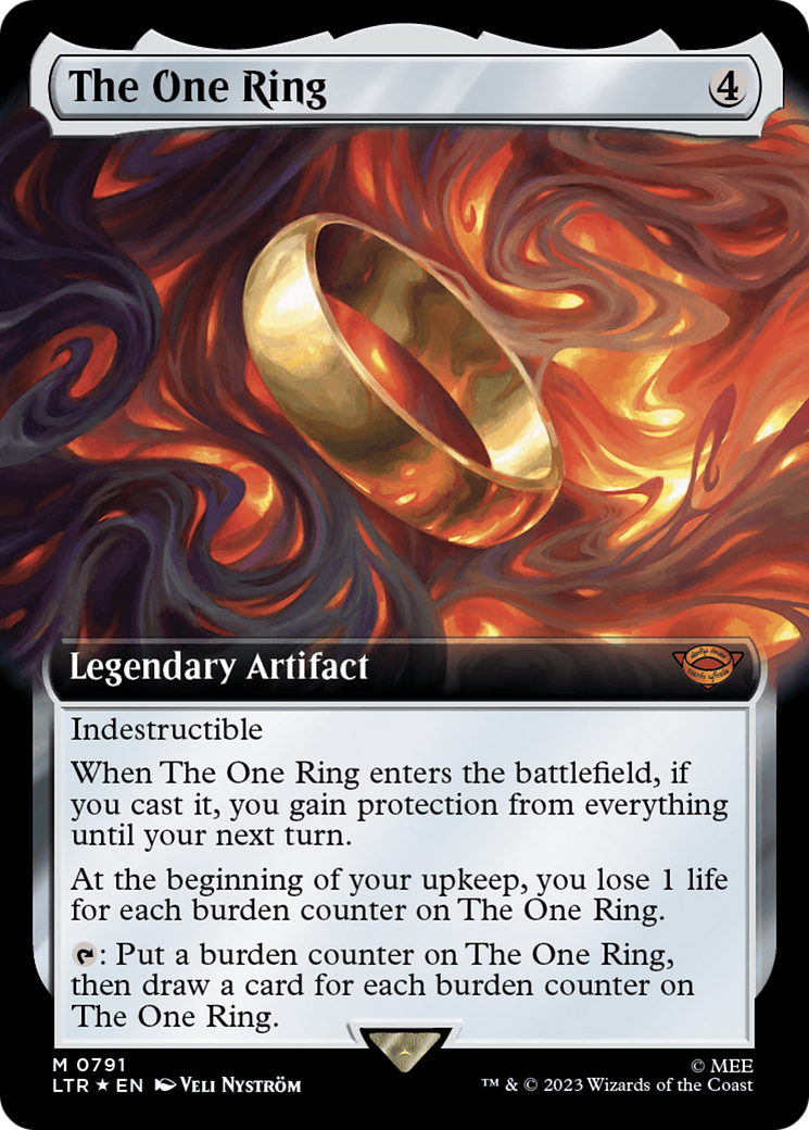 The One Ring (Extended Art) (Surge Foil) [The Lord of the Rings: Tales of Middle-Earth] | The Clever Kobold