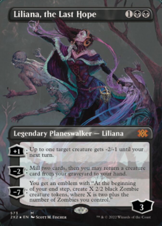 Liliana, the Last Hope (Textured Foil) [Double Masters 2022] | The Clever Kobold