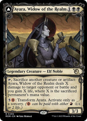 Ayara, Widow of the Realm // Ayara, Furnace Queen (Showcase Planar Booster Fun) [March of the Machine] | The Clever Kobold