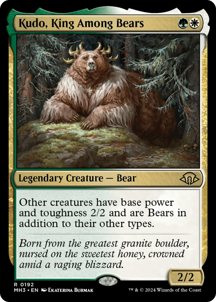 Kudo, King Among Bears [Modern Horizons 3] | The Clever Kobold