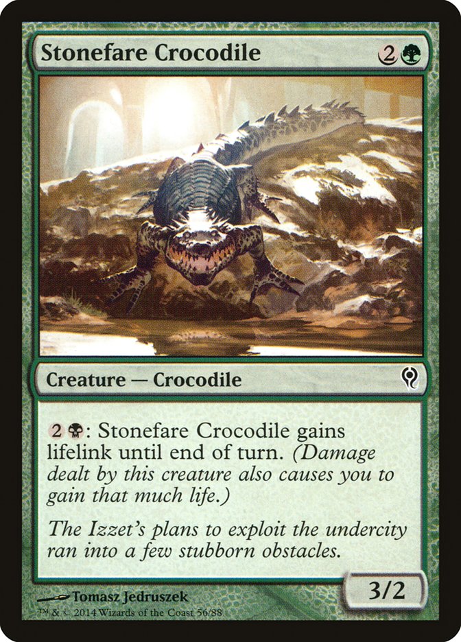 Stonefare Crocodile [Duel Decks: Jace vs. Vraska] | The Clever Kobold