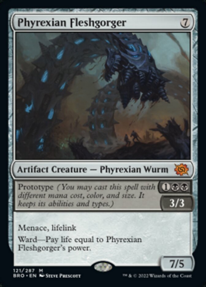 Phyrexian Fleshgorger (Promo Pack) [The Brothers' War Promos] | The Clever Kobold