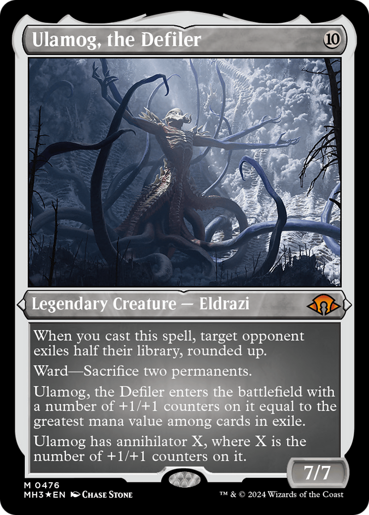 Ulamog, the Defiler (Foil Etched) [Modern Horizons 3] | The Clever Kobold