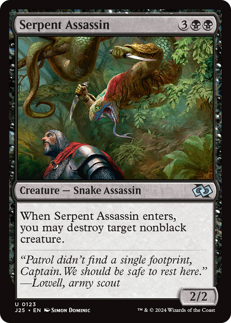 Serpent Assassin [Foundations Jumpstart] | The Clever Kobold