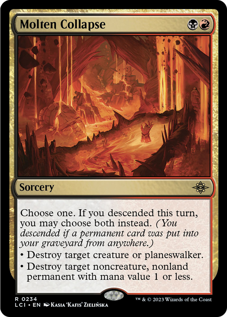 Molten Collapse [The Lost Caverns of Ixalan] | The Clever Kobold