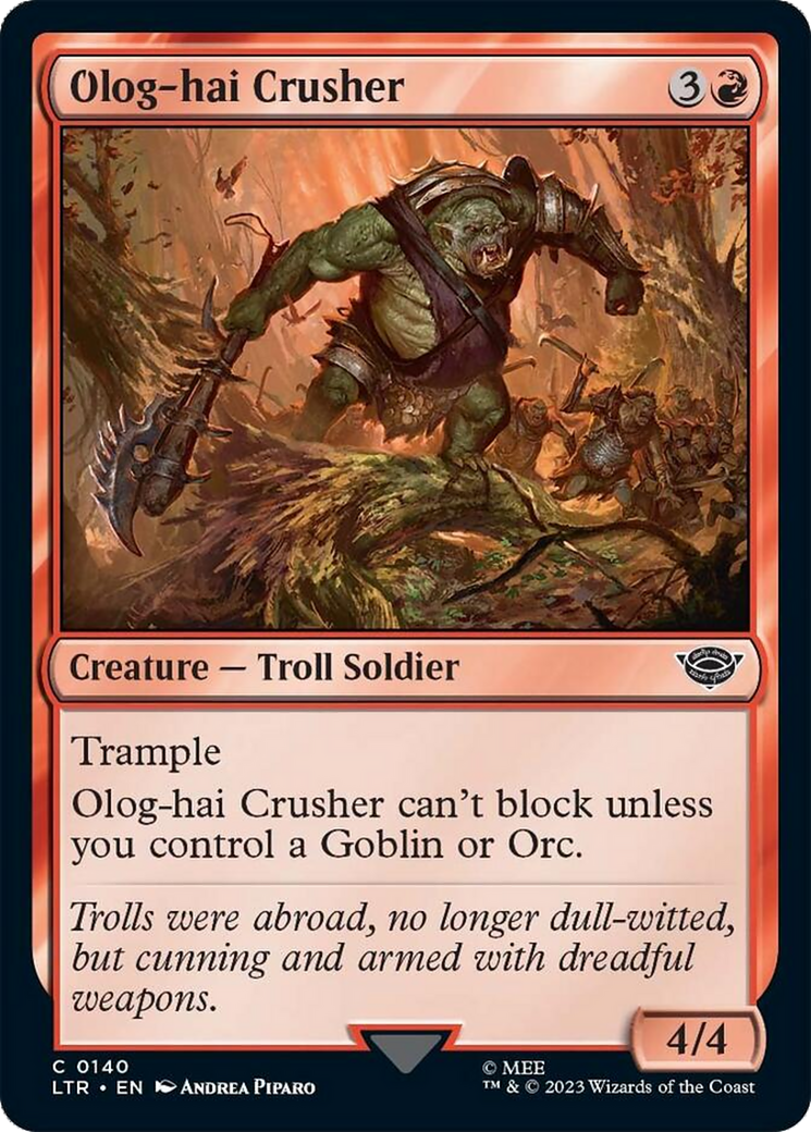 Olog-hai Crusher [The Lord of the Rings: Tales of Middle-Earth] | The Clever Kobold