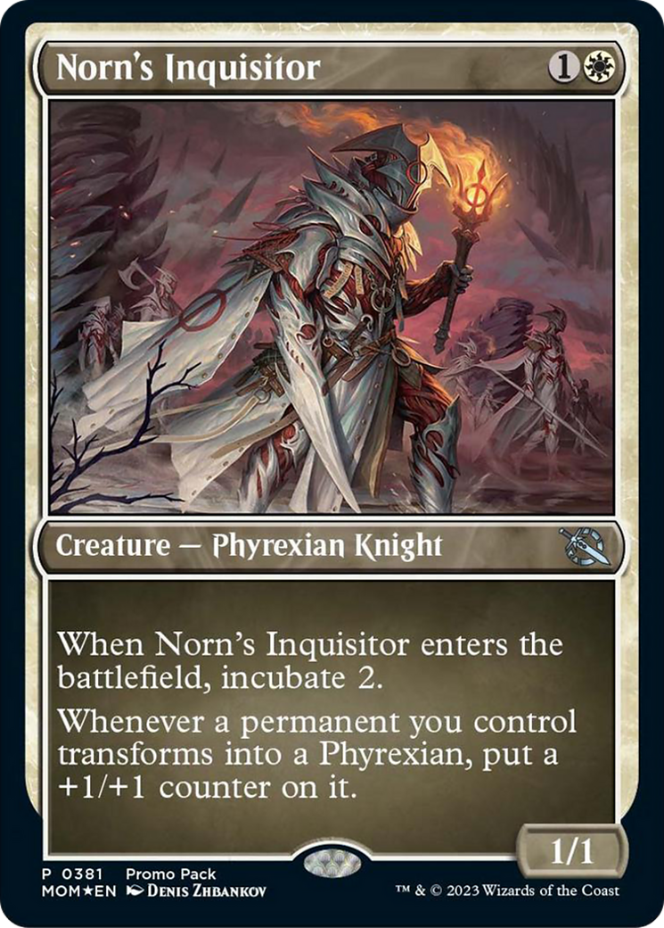 Norn's Inquisitor (Promo Pack) [March of the Machine Promos] | The Clever Kobold