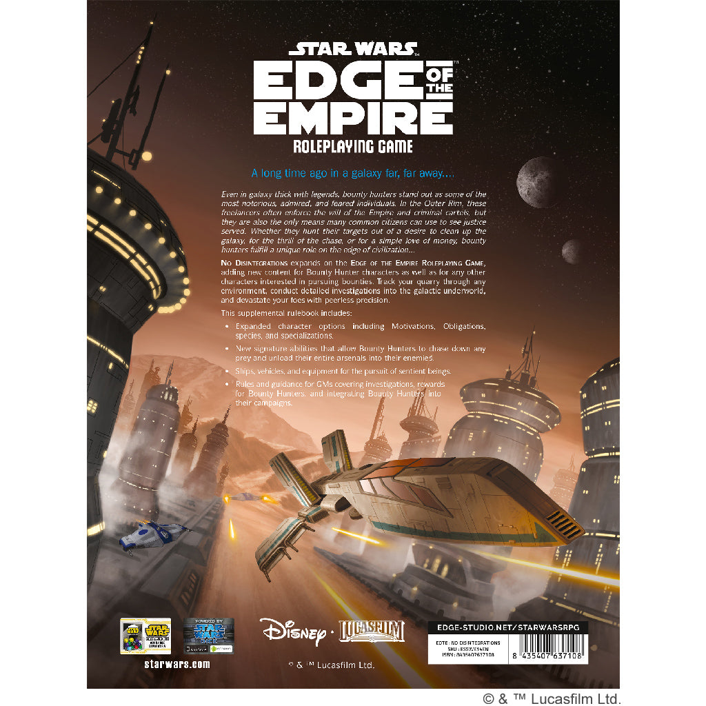 Star Wars - Edge of the Empire: No Disintegrations