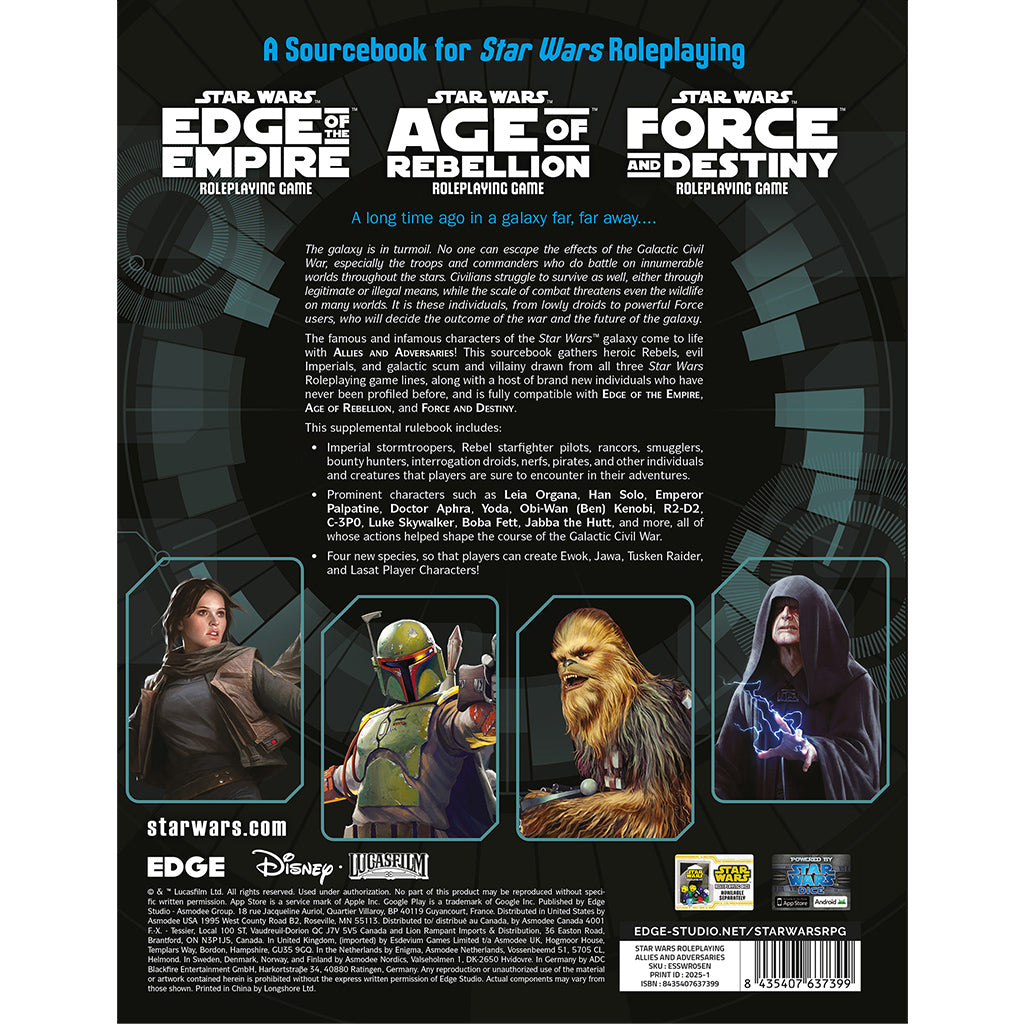 Star Wars Roleplaying - Allies and Adversaries